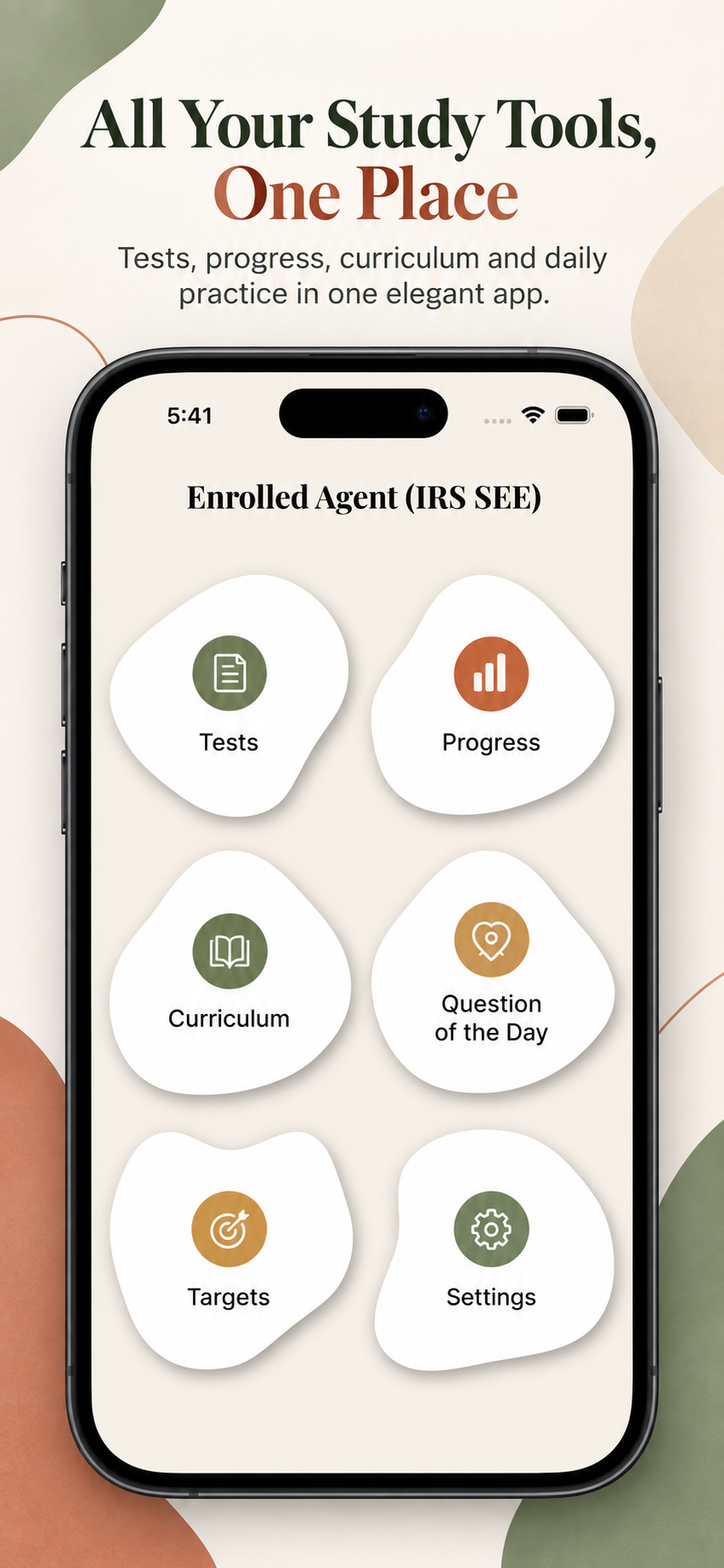Enrolled Agent (IRS SEE) Study tools screen